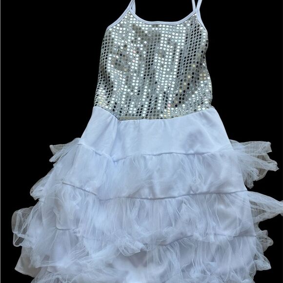 Sparkling White Kids Costume - Picture 3 of 7